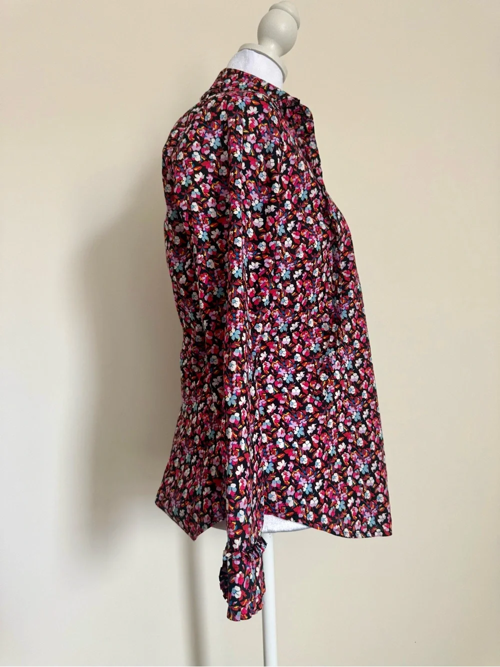 J. Crew Liberty Floral Button-Down Shirt size 8 women’s 100% cotton